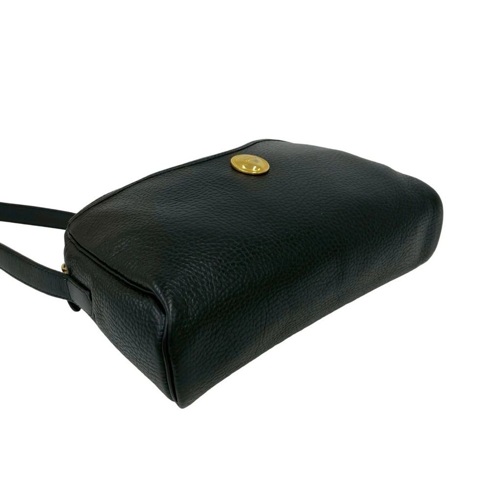 CHRISTIAN DIOR Vintage Black Leather Shoulder Bag - Picture 7 of 10